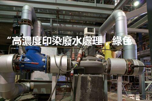 “高濃度印染廢水處理，綠色創(chuàng)新，凈享環(huán)保新篇章”
